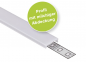 Preview: Alu Fugen-Profil eloxiert 18x6mm opal 200cm