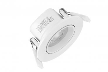 Preview: LED Einbaustrahler 4000K 6.5W Ø85mm 40° dimmbar