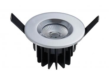LED Einbaustrahler 8W IP65 4000K 36° 640lm chrom