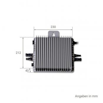 Preview: Balkonkraftwerk Komplettpaket 820 Wp inkl. 600 W Deye SUN600G3 Wechselrichter