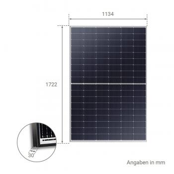Preview: Solarmodul 410 Watt SunLink PV Black Frame SL5M108-410