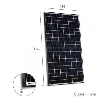 Preview: Solarmodul 410 Watt JASolar Black Frame JAM54S30-410MR