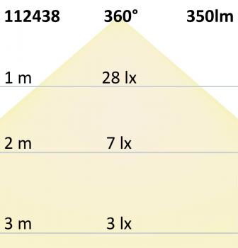 Preview: E14 LED Kerze, 4W, klar, warmweiß, dimmbar