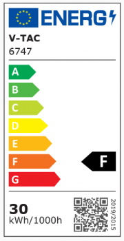 Preview: LED-Flulicht, 30 W, 2510 lm, 4000 K, weiß