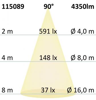 Preview: LED Street Light GR30, 4000K, IP66, mit Aufnahme für Ausleger DN45