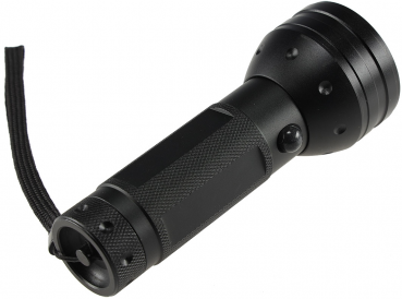 Preview: LED-Taschenlampe mit 51 UV LEDs Schwarzlicht, ØxL 55x145mm