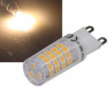 LED Stiftsockel G9, 4W, 270lm 3000k, 330°, 230V, warmweiß
