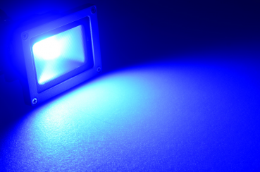 LED Strahler 12W / IP65 Farbe blau