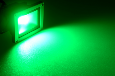 LED Strahler 12W / IP65 Farbe grün