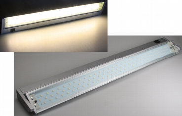 LED Unterbauleuchte "Versatile" 58cm 90 LEDs, 6W, 3000K, 500lm, 230V,silber