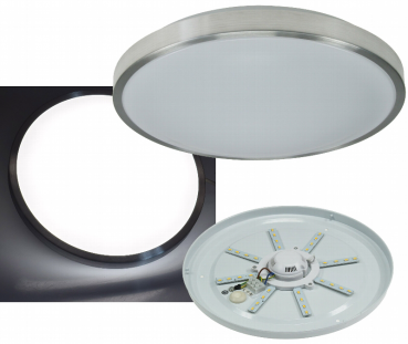 LED Deckenleuchte "Acronica 20n" Ø 38cm, 20W, 1300lm, 4500K, IP44