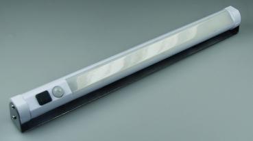Preview: LED Unterbauleuchte mit Bewegungsmelder Batteriebet., 9 SMD LEDs, 80lm, weiß