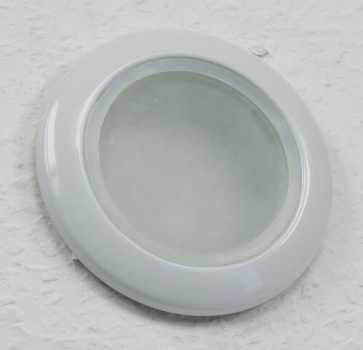 Decken-Einbaustrahler für Feuchträume rund, Ø 92mm, IP 44, weiß