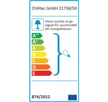 Preview: Decken-Einbaustrahler für Feuchträume rund, Ø 92mm, IP 44, weiß
