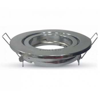 Deckeneinbauring rund , schwenkbar , chrome