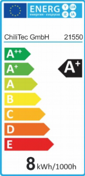 Preview: LED Leuchtmittel GX53 weiß 8W, 580lm, Ø75x25mm, 120°, 4000k