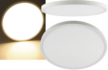 LED Deckenleuchte Ø 40cm, 36W, 2850lm, 3000K warmweiß