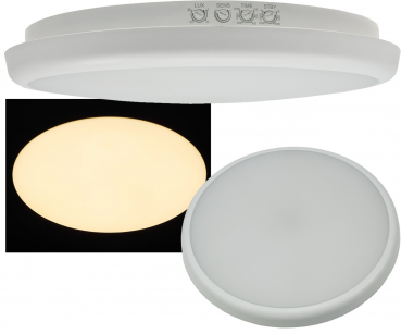 LED Deckenleuchte  IP54, 16W, 1300lm, 3000K, HF-Bewegungsmelder
