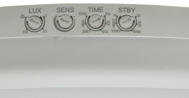 Preview: LED Deckenleuchte  IP54, 16W, 1350lm, 4000K, HF-Bewegungsmelder