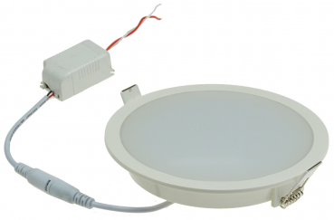 Preview: LED Licht-Panel, Ø 150mm, IP54 230V, 10W, 800 Lumen, 2900K / warmweiß