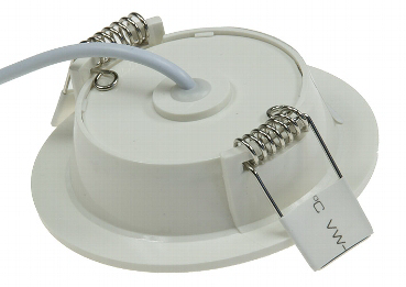 Preview: LED Licht-Panel, Ø 90mm, IP54 230V, 5W, 400 Lumen, 2900K / warmweiß