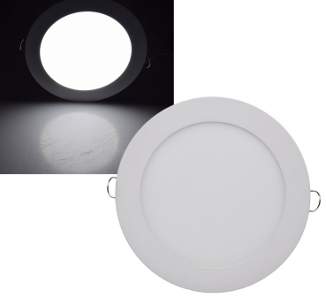 LED Licht-Panel, Ø 17cm 230V, 12W, 870 Lumen,4200K / neutralweiß