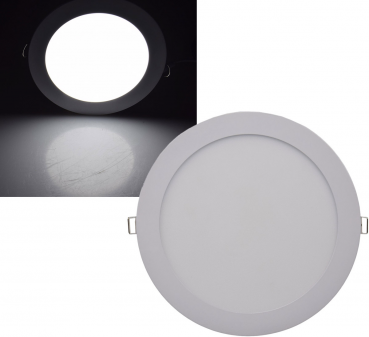 LED Licht-Panel, Ø 22,5cm 230V, 18W, 1340 Lumen,4200K /neutralweiß