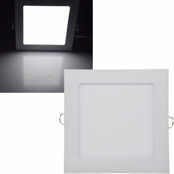 LED Licht-Panel, 17x17cm 230V, 12W, 870 Lumen,4200K / neutralweiß