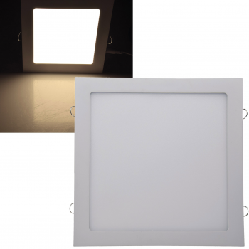 LED Licht-Panel, 30x30cm 230V, 24W, 1680 Lumen, 2900K / warmweiß