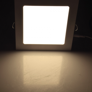 Preview: LED Licht-Panel, 30x30cm 230V, 24W, 1680 Lumen, 2900K / warmweiß