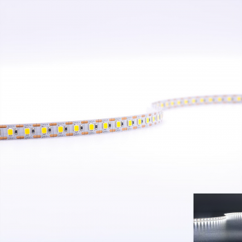 Preview: Single Cut Kaltweiß 24V LED Streifen 5M 15W/m 120LED/m 8mm IP20 6000K