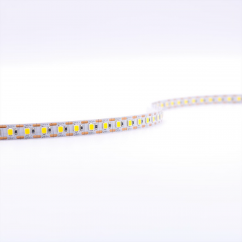 Preview: Single Cut Kaltweiß 24V LED Streifen 5M 15W/m 120LED/m 8mm IP20 6000K