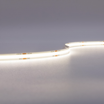 Preview: COB Neutralweiß 24V LED Streifen 5M 10W/m 528LED/m 8mm IP20 4000K