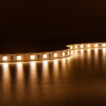 Preview: Strip CCT Dual Weiß 12V LED Streifen 5M 14,4W/m 60LED/m 10mm IP20 Lichtfarbe einstellbar