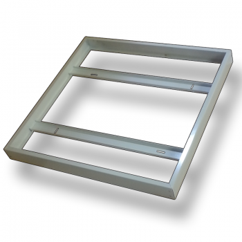 Aufbaugehäuse für LED Panel - 600 x 600 mm Gehäusefarbe Weiss
