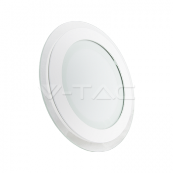 18W GLASS PANEL RUND MIT LICHT WECHSEL 3000K/4500K/6000K