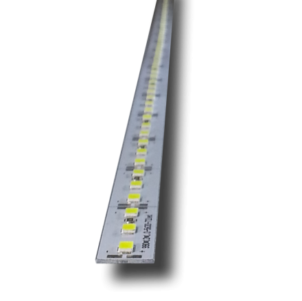 LED Leiste starr in Alu Profil 1 Meter 72 LEDs weiß 12V Strip Unterbeleuchte 