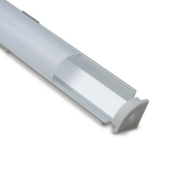 Alu Eck-Profil eloxiert 15x15mm opal 200cm