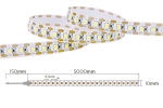 Single Cut Warmweiß 24V LED Streifen 5M 15W/m 120LED/m 8mm IP20 3000K